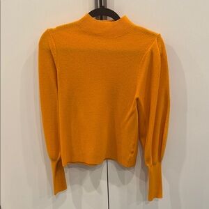 Vibrant Orange Knit Sweater